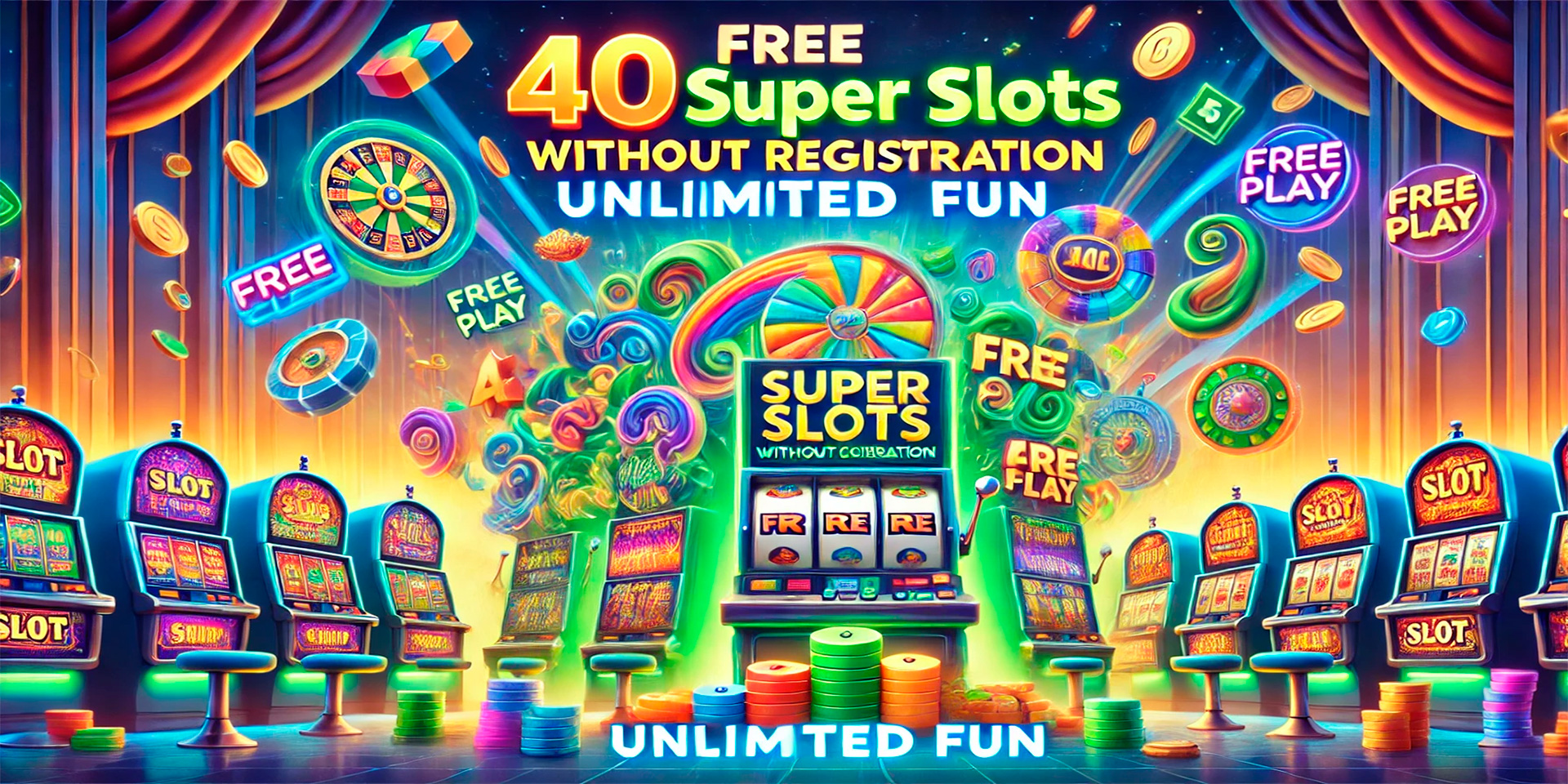 40 Free Super Slots